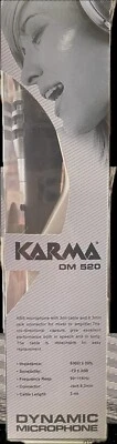 MICROFONO KARMA DM 520 CON CAVO 3 MT Jack 6,3 mm - Nero - Immagine 1 di 3