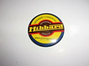 DE COLECCIÓN PUBLICIDAD CELULOIDE BOLSILLO ESPEJO HIBBARD HARDWARE, CHICAGO, ILLINOIS - Imagen 1 de 5