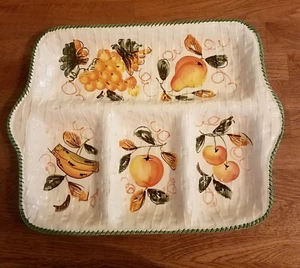 ANTIPASTI gr. Vorspeisenteller aus Italien - 36 x 28 cm - Beilagenteller - Bild 1 von 9