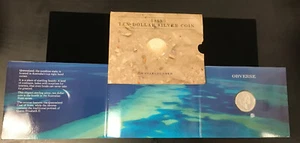 Australien 1989 Queensland 10 Dollars Silbermünze, UNC - Bild 1 von 4