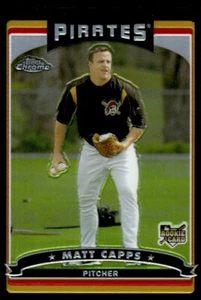 2006 Topps Chrome Black Refractors Matt Capps 176/549 Pittsburgh Pirates #298 - Picture 1 of 2