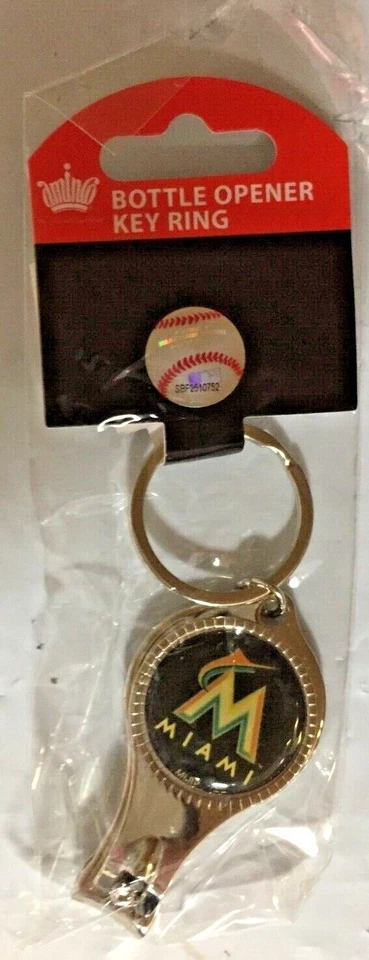 Miami Marlins MLB 3-IN-1 Keychain, Nail Clipper, Bottle Opener - Image 1 of 1