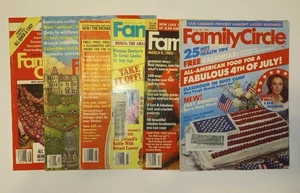 Vintage Family Circle Magazine Lot of 6 Mixed Month's and Year's - Picture 1 of 8
