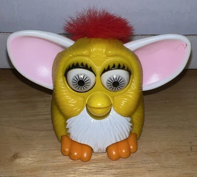 McDonald's Vintage 1998 Happy Meal Juguete Furby Amarillo y Rojo - ¡Se mueve bien! Foto 1 de 4