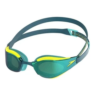 Speedo Fastskin Hyper Elite Mirrored Goggles, Hyper Yellow/Yellow - Picture 1 of 4