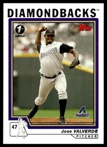 2004 Topps 1st Edition Jose Valverde Arizona Diamondbacks #606 - Picture 1 of 2