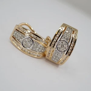 MONCARA BRILLANT-OHRSCHMUCK IN 585/GOLD insg.060ct BRILLANTEN LUPENREIN - Bild 1 von 11