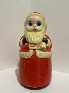 Vintage 1950s Fun World Inc. Plastic Santa Friction Toy 3.75” Made Hong Kong Wks - Bild 1 von 16