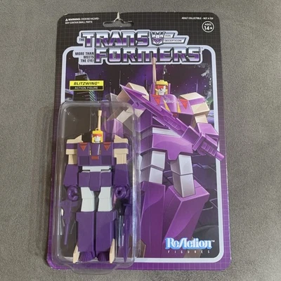 Blitzwing Transformers Action Figure MOC Super7 ReAction 3.75" Evil Decepticon - Image 1 of 3