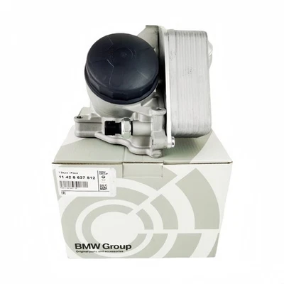 Oil Filter Housing w/ Oil Cooler Gasket for BMW 328i 335i 528i X3 Z4 11428637812 Foto 1 de 4