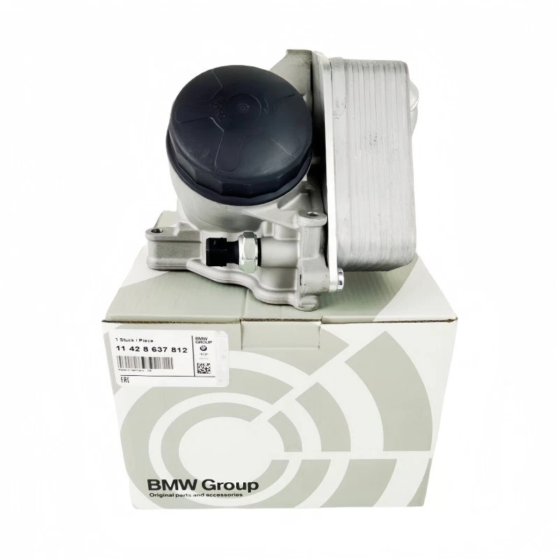 Oil Filter Housing w/ Oil Cooler Gasket for BMW 328i 335i 528i X3 Z4 11428637812 Foto 1 de 4