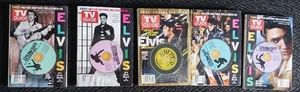 Lot Of 5 Elvis TV Guides W/CD's, New, Unopened, Free Shipping - Picture 1 of 1
