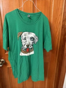 Lagunitas Brewing Company Brown Shugga’ Ale Green Graphic Dog T Shirt Size 2XL - Picture 1 of 6