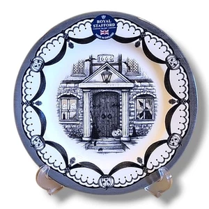 Royal Stafford 1666 Hexen Spukhaus Halloween 8,5" Salat-/Dessertteller - Bild 1 von 11