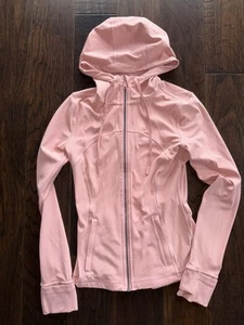 LULULEMON Pink ๐ Define Nulu Hooded Jacket - Size 4 GUC - Picture 1 of 5