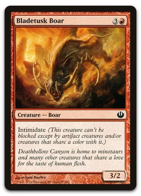 Bladetusk Boar #90 (NM) Journey Into Nyx JOU Magic MTG - Image 1 of 2