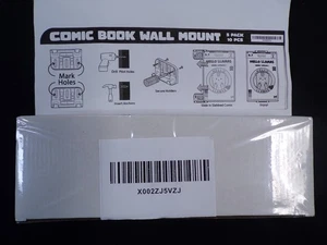 GRADED COMIC BOOK WALL HOLDERS 5-PACK 10 PIECES TOTAL INVISIBLE WALL MOUNTS - Picture 1 of 4