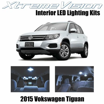 XtremeVision Interior LED for Volkswagen Tiguan 2015+ (9 PCS) Cool White - Image 1 of 4