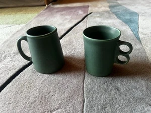 2 Bennington Pottery Mug S1 Mate Emerald Green - Picture 1 of 13