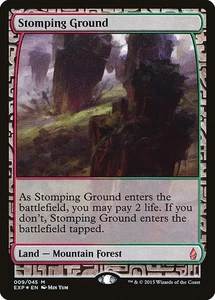 Stomping Ground FOIL Zendikar Expeditions MTG Land English Version Used - Picture 1 of 1