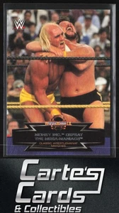 Hulk Hogan Ted DiBiase 2015 Topps WWE Road to Wrestlemania #6 partidos clásicos - Imagen 1 de 2