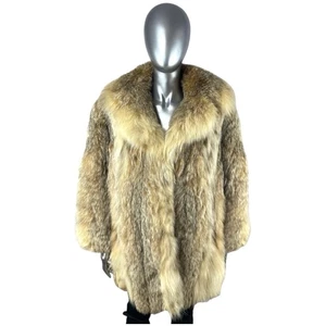 Eurasian LYNX Jacket, Gr. M/L, Certified Vintage Fur W/Storage Bag - Bild 1 von 11