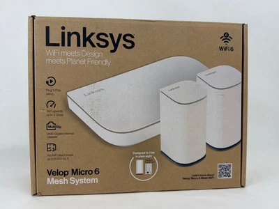 Linksys Velop AX3000 Dual Band Micro Mesh System (3-pack) LN11011202 White - BN - Image 1 of 2