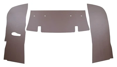 Placa de panel lateral de maletero 3 piezas para Pontiac Chieftain Catalina 1953 2 puertas techo rígido marrón Foto 1 de 4