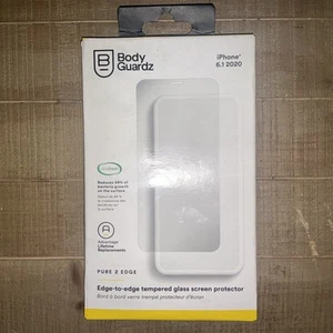 BodyGuardz Tempered Glass Screen Protector for iPhone 12 & iPhone 12 Pro - Photo 1 sur 3