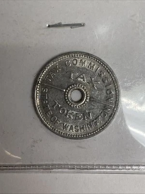 税务代币 - 华盛顿州委员会 - 10 美分或以下法律 1935 年 — 第 1/4 张图片