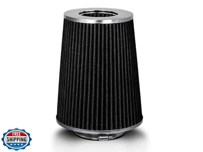 Caminhão de entrada preto 4" 102 mm cone de ar frio substituição desempenho lavável Cl - Imagem 1 de 4