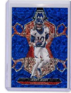 Tarjeta Jerry Jeudy 2024 Panini Mosaic - No Huddle Blue Prizm #53/75 - Imagen 1 de 2