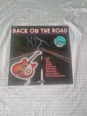 Vintage Various "Back On The Road" Double Vinyl Record Compilation (1988) Sealed - Image 1 of 4