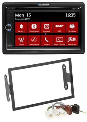 Blaupunkt Bluetooth DAB 2DIN USB DVD MP3 Autoradio für Nissan Pathfinder Quest S - Bild 1 von 4