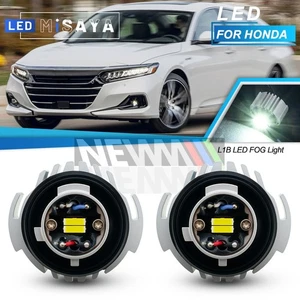 L1B LED Front Fog Light Bulb For Honda Civic Accord Ridgeline CR-V Acura Integra - Picture 1 of 11
