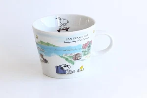 Shimizu Tougyou Mug San Francisco 340ml Snoopy World Travel Mug - Picture 1 of 3