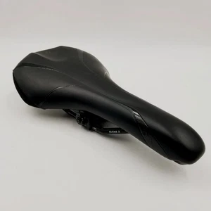 BONTRAGER EVOKE 2 Cromo Black Seat Saddle MTB Road Racing Excellent Mount - Picture 1 of 14