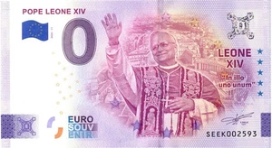 0 Euro Schein Papst Leo XIV · Pope Leone Souvenir o Null € Banknote SEEK 2025-11 - Bild 1 von 2