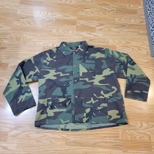 Vintage Blue Bill By Redhead Woodland Camouflage Mens XXL Shirt Long Sleeve USA - Picture 1 of 15