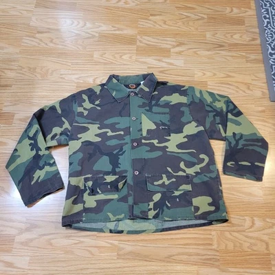 Vintage Blue Bill By Redhead Woodland Camouflage Mens XXL Shirt Long Sleeve USA - Image 1 of 4