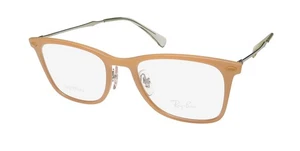NEW RAY-BAN 7086 EYEGLASS FRAME FULL-RIM 5642 SQUARE BEIGE ITALY 49-18-140 - Picture 1 of 8