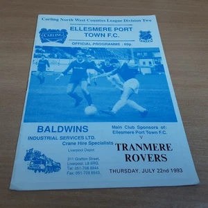 Ellesmere Port Town FC v Tranmere Rovers, 22/7/1993 (Pre Season Friendly) - Picture 1 of 2