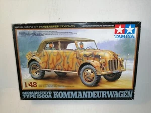 TAMIYA 1/48 GERMAN STEYR TYPE 1500A KOMMANDEURWAGEN KIT MONTAGGIO - Foto 1 di 2