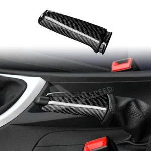 Cubierta de mango de agarre de freno de mano fibra de carbono real para BMW E60 E61 E63 E64 E84 - Imagen 1 de 11