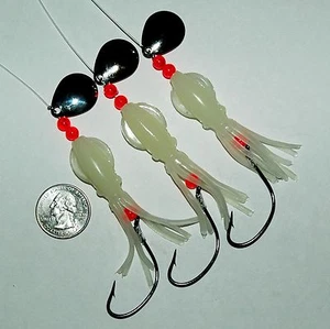 BESTE FLUKE FLOUNDER B2 TINTENFISCH ANGEL RIGS KÖDER GAMAKATSU MEERSBARSCH DORSCH LACHS - Bild 1 von 7