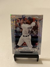 Christin Stewart 2019 Bowman Sterling Speckle Refractor /99 RC ROOKIE Tigers