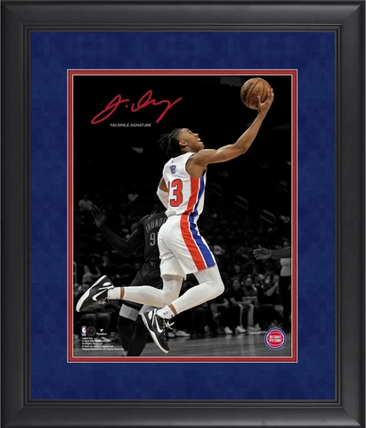 Jaden Ivey Detroit Pistons Framed 11" x 14" Spotlight Photograph Cover