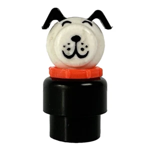 Little People Lucky Dog Figure with Red Collar Vintage Fisher Price - Picture 1 of 4