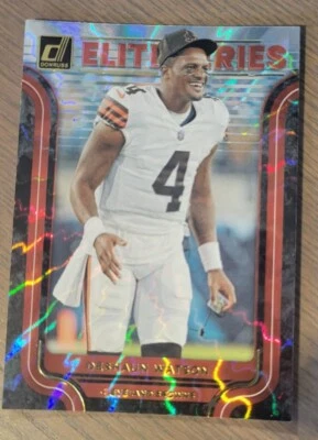 2022 PANINI DONRUSS FOOTBALL DESHAUN WATSON ELITE SERIES INSERT #ES-23 - Image 1 of 2