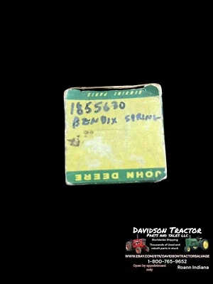 1855630 Genuine John Deere Bendix Spring New Old Stock  - Image 1 of 4